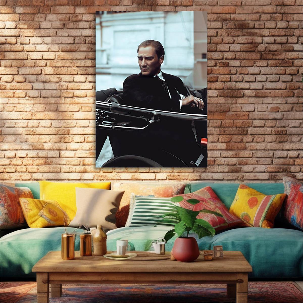 Dikey VatanTemalı Cam Tablo 248