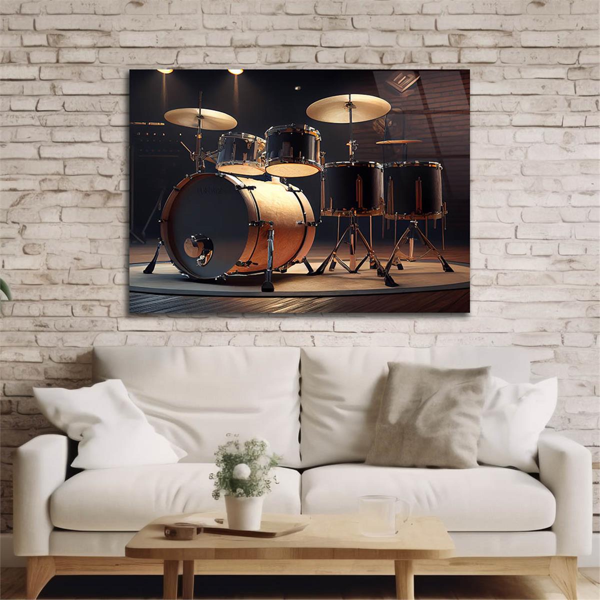 Yatay Sanat Temalı Cam Tablo 589