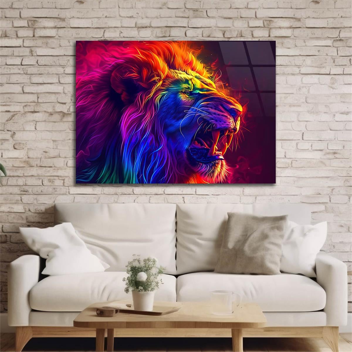 Yatay Doğa Temalı Cam Tablo 514