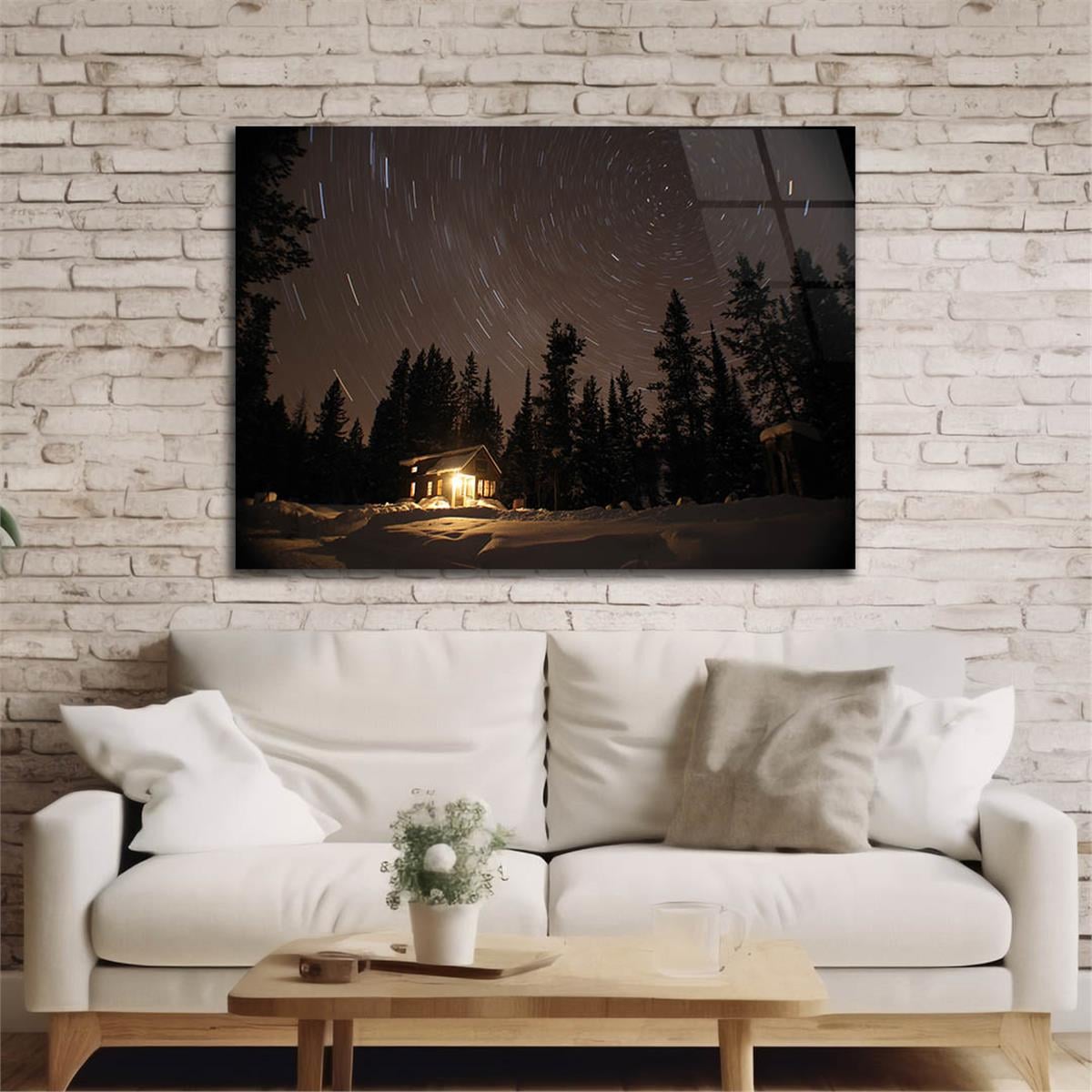 Tempered Glasss Wall Arts Natured-Themed