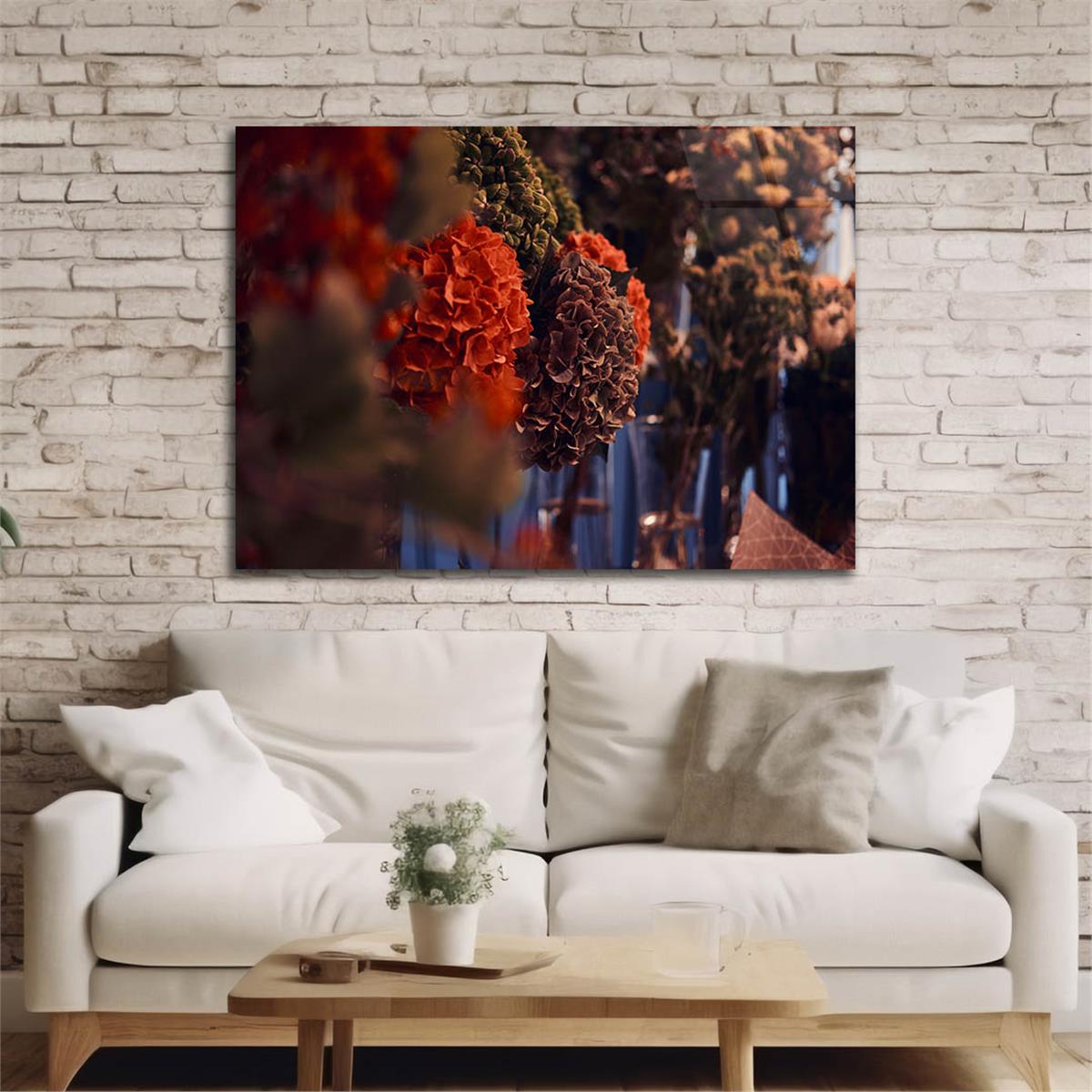 Horizontal Natured-Themed Tempered Glass Wall Art 319