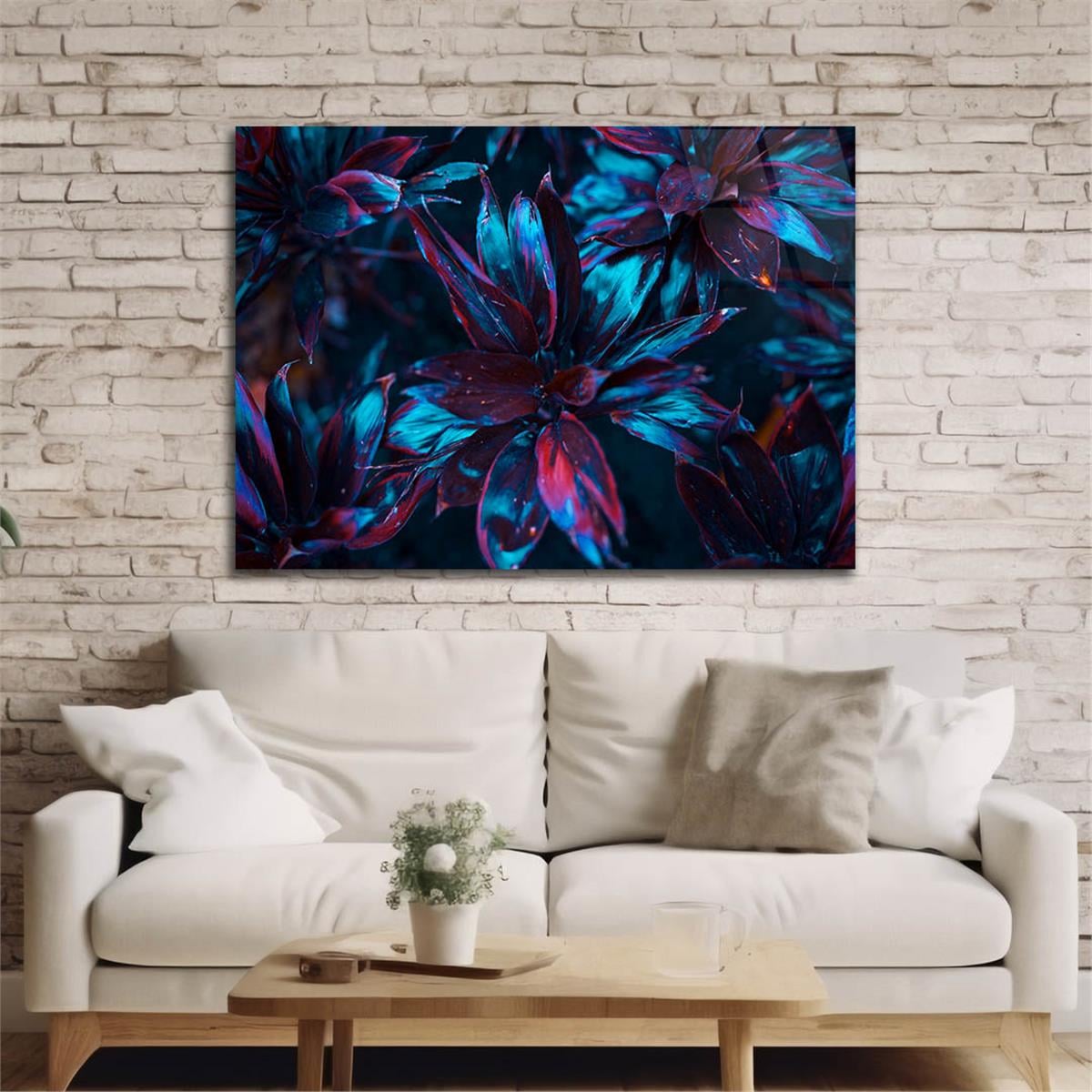 Yatay DoğaTemalı Cam Tablo 365