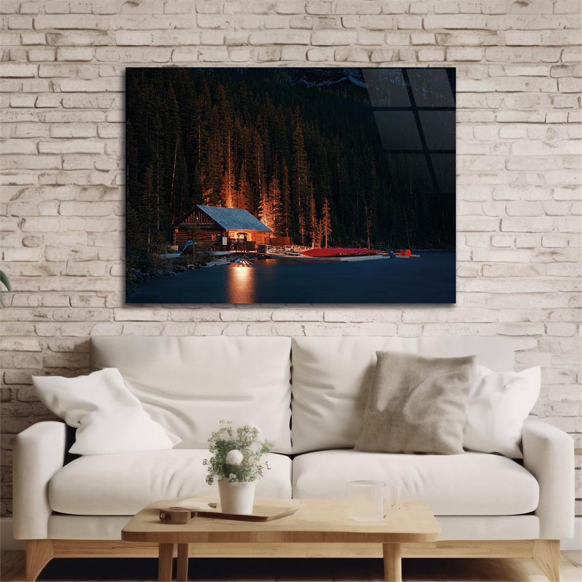 Tempered Glasss Wall Arts Natured-Themed