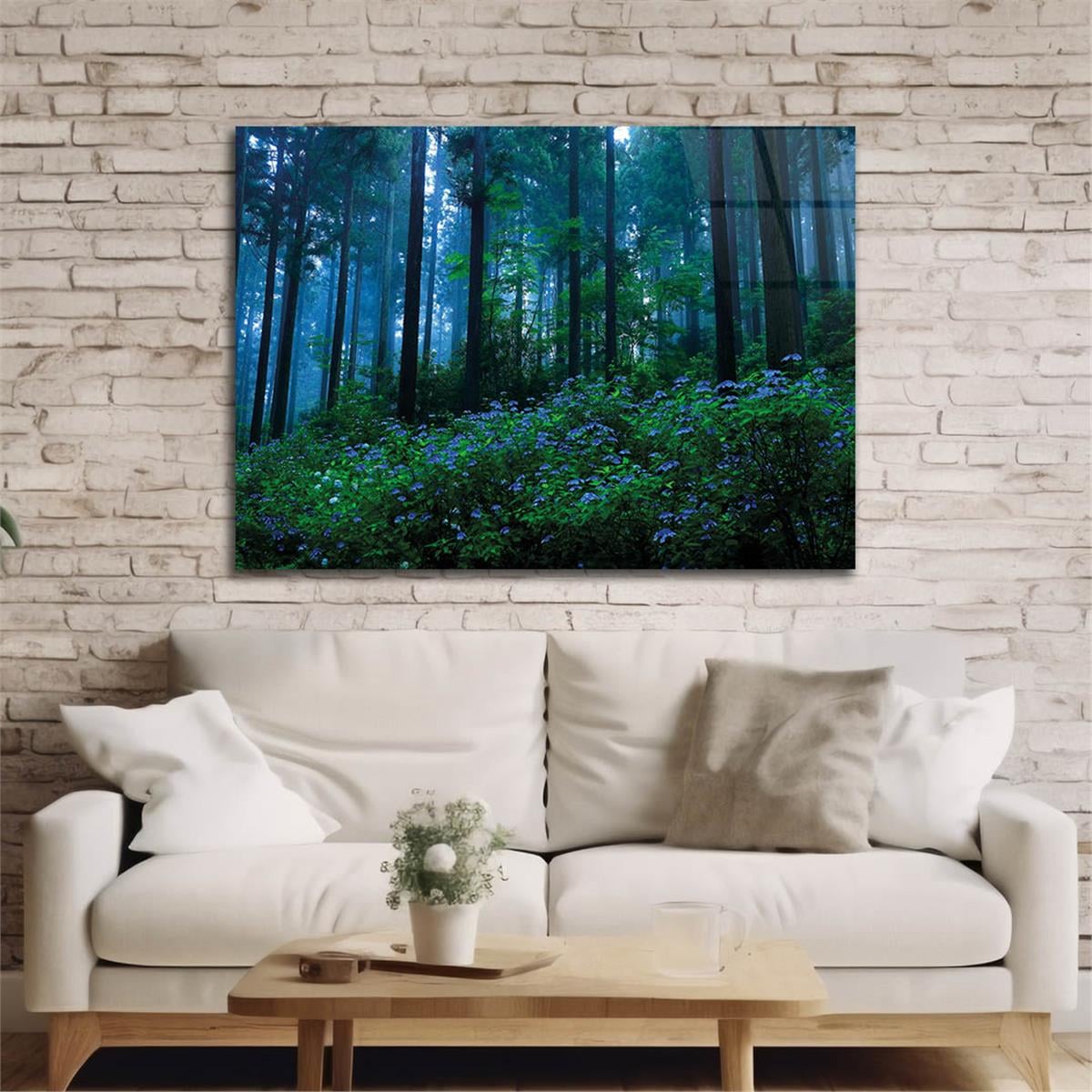 Tempered Glasss Wall Arts Natured-Themed