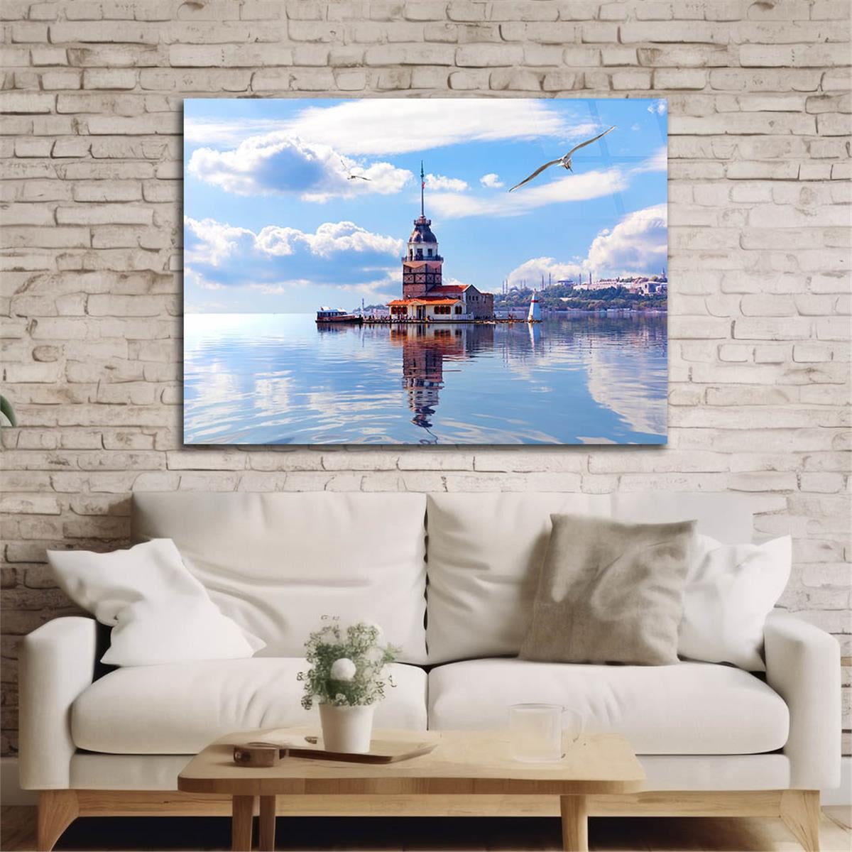 Yatay DoğaTemalı Cam Tablo 335