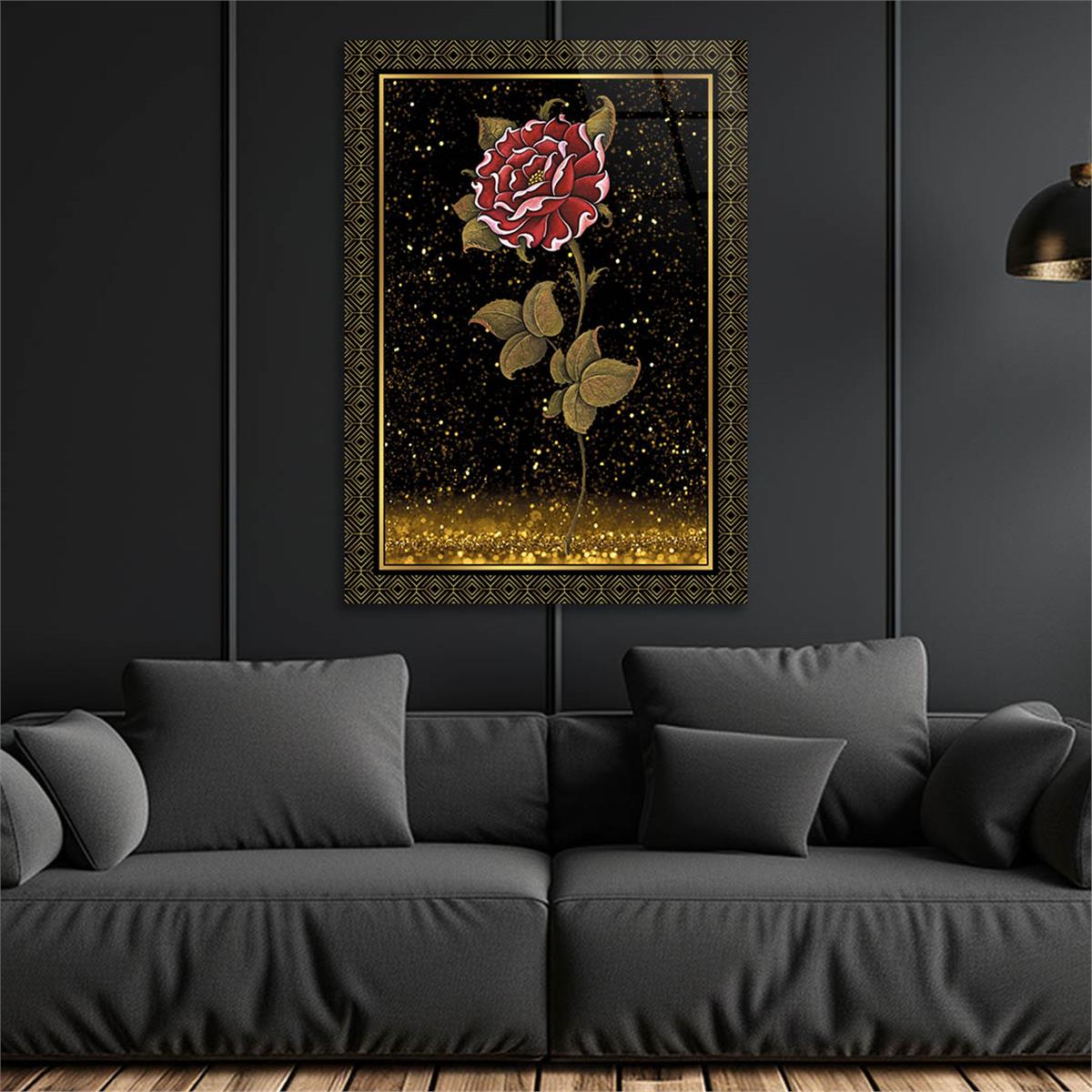 Dikey Dini Temalı Cam Tablo 297