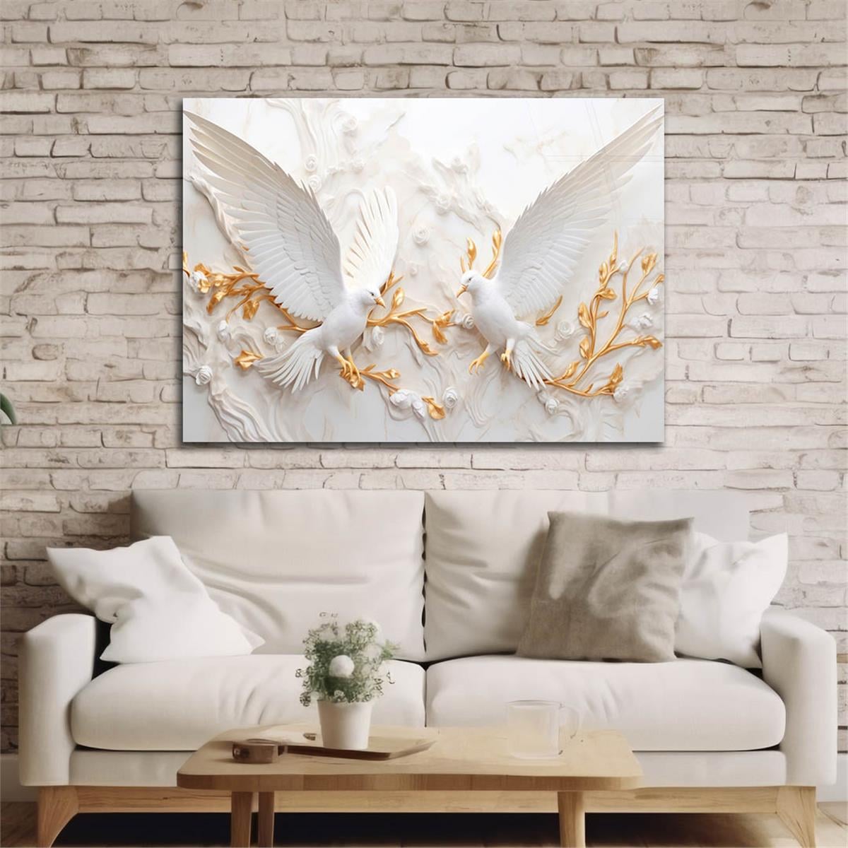 Yatay Sanat Temalı Cam Tablo 591