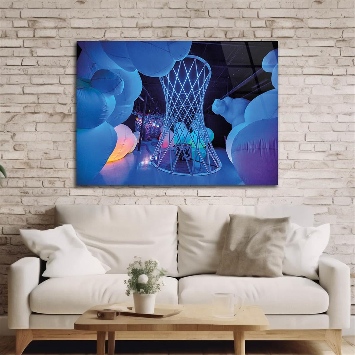Yatay Sanat Temalı Cam Tablo 247