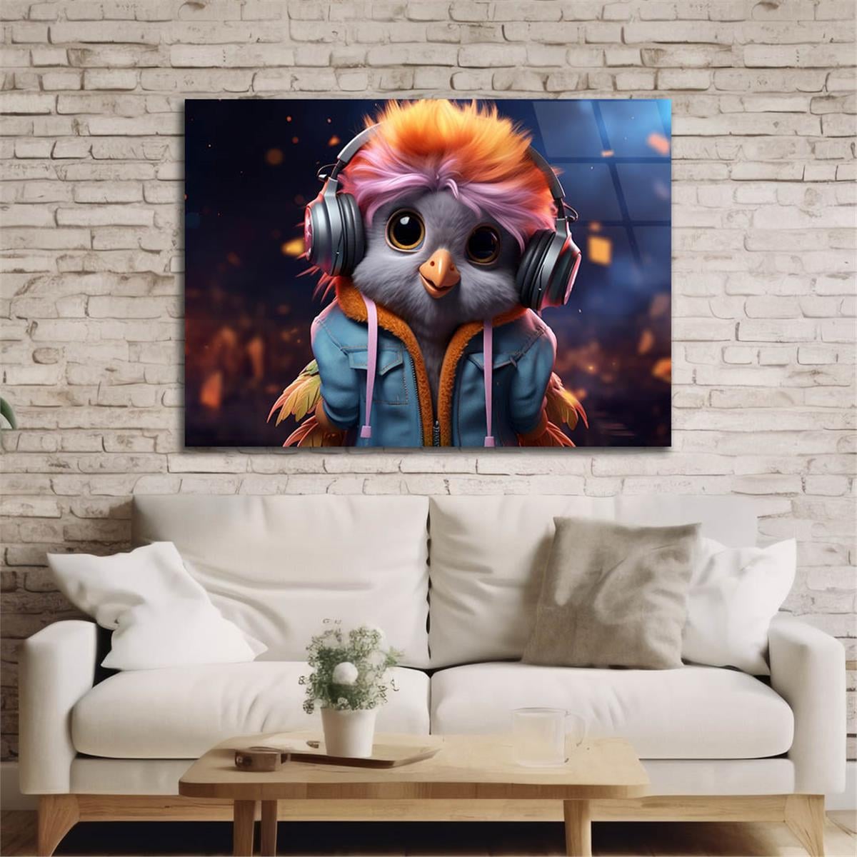 Yatay Doğa Temalı Cam Tablo 575