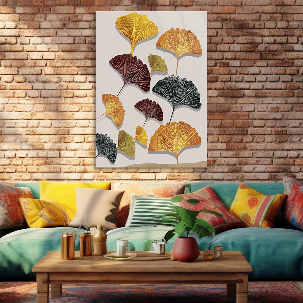 Vertical Tempered Glasss Wall Arts Art-Themed278