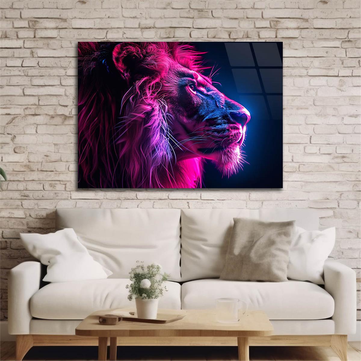 Yatay Doğa Temalı Cam Tablo 519