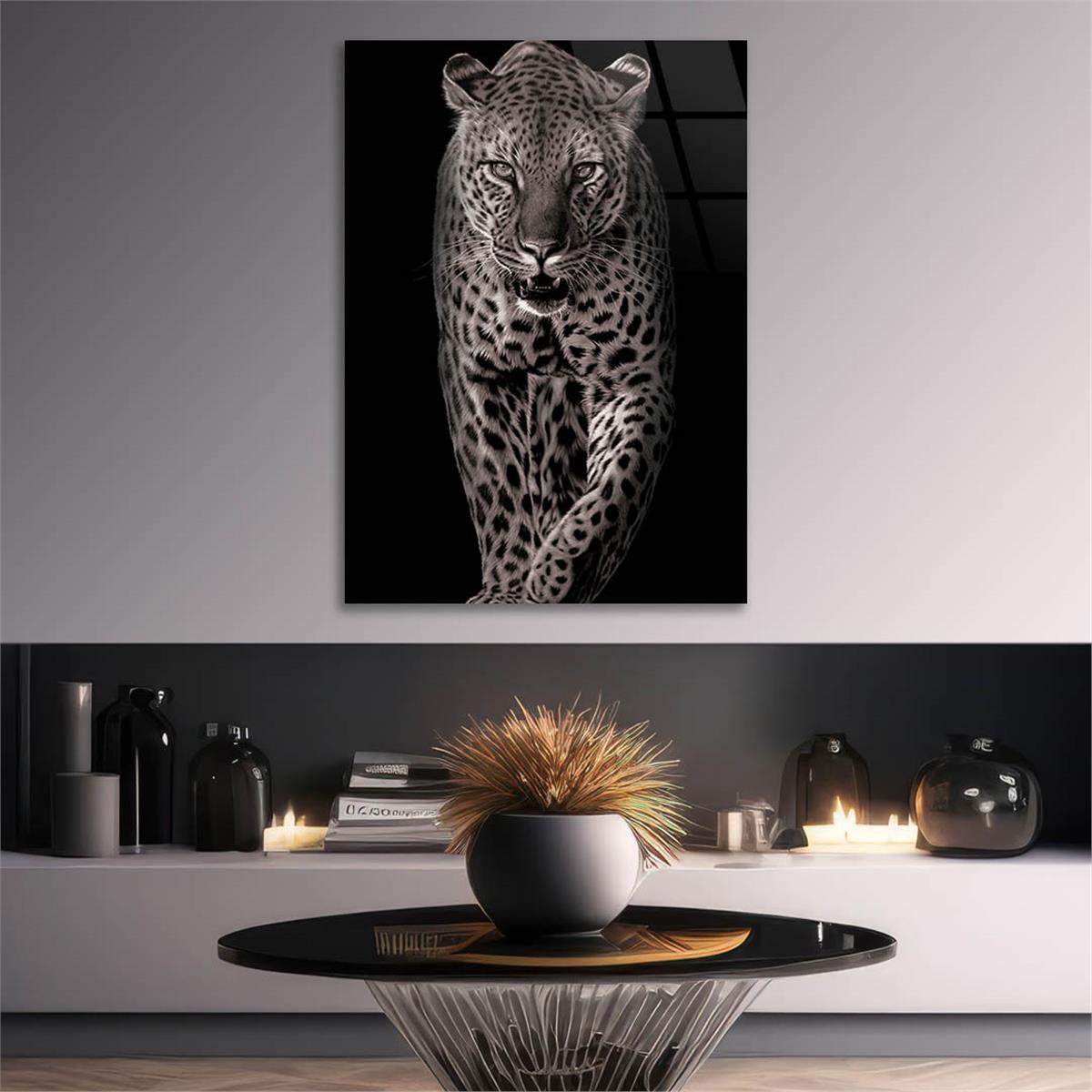 Tiger Tempered Glass Wall Art