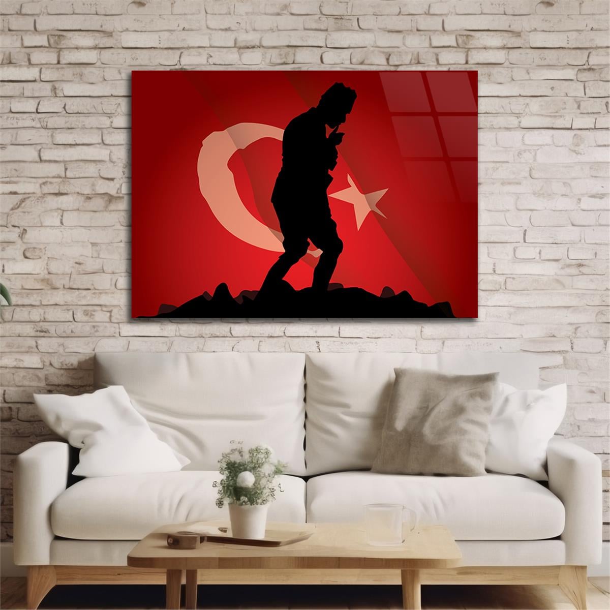 Tempered Glasss Wall Arts National-Themed