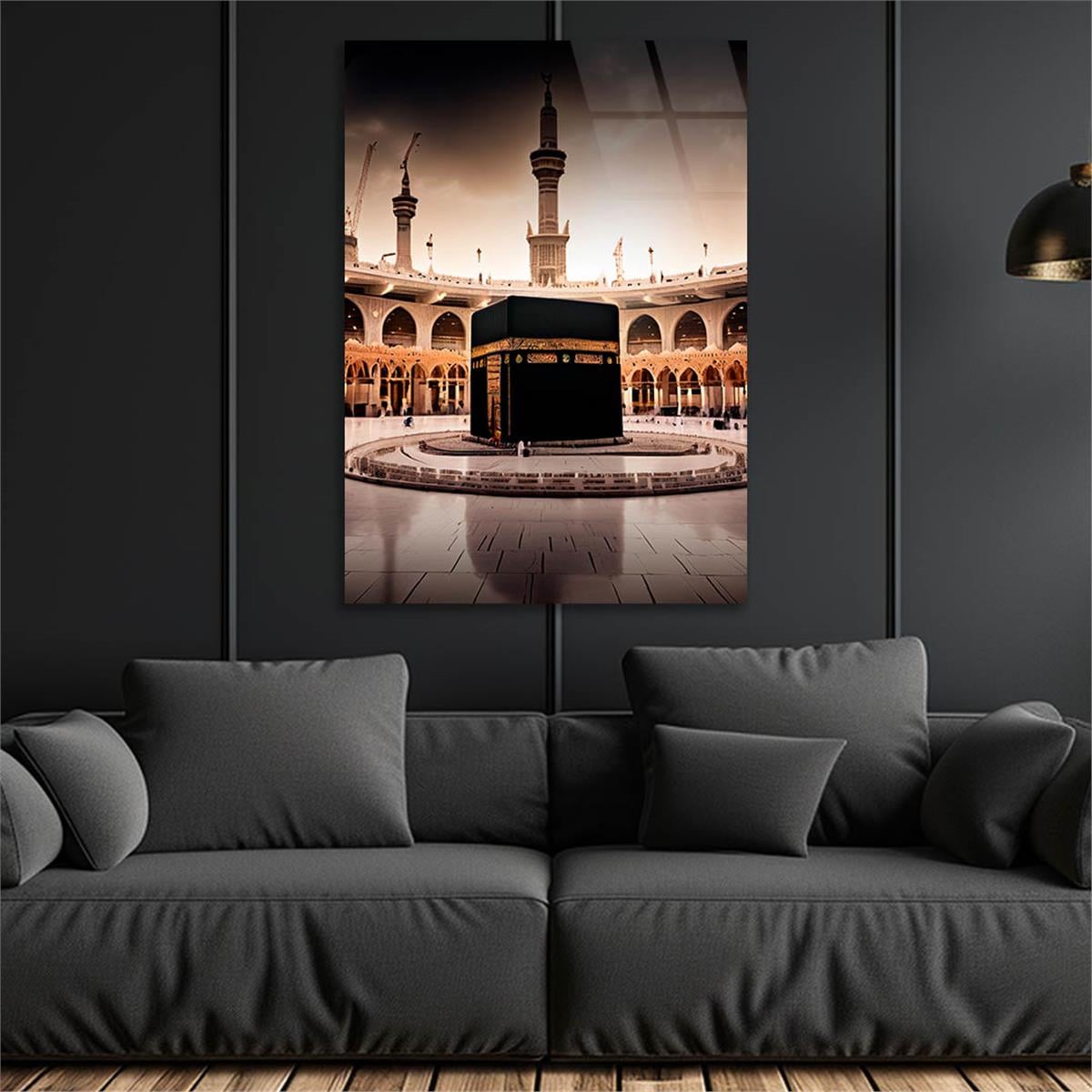 Dikey Dini Temalı Cam Tablo 255