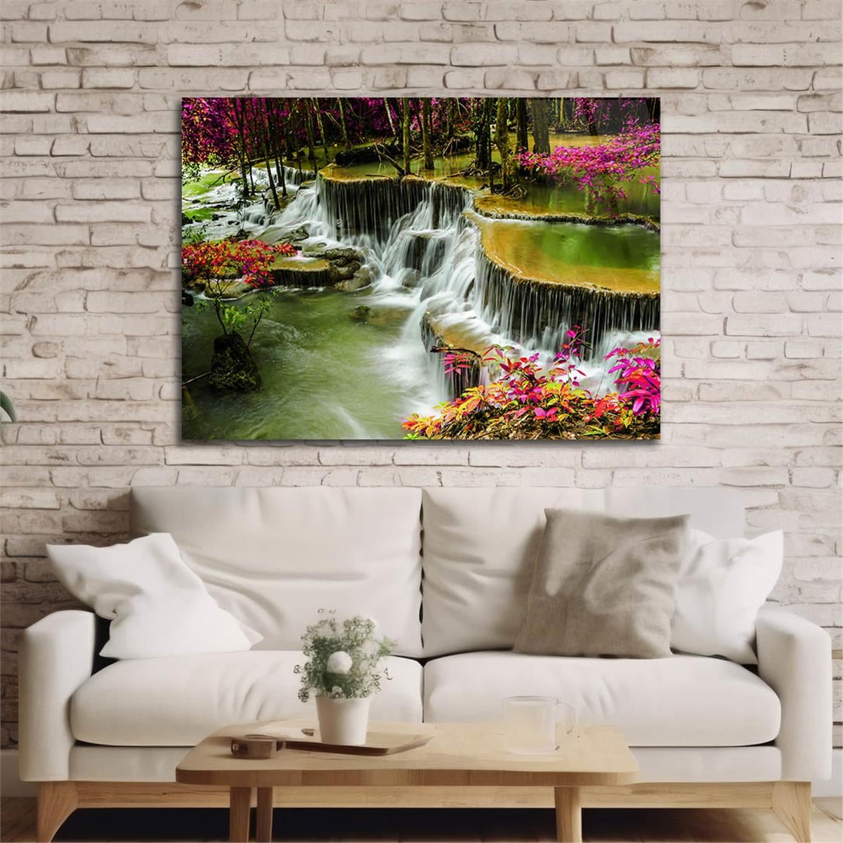 Tempered Glasss Wall Arts Natured-Themed