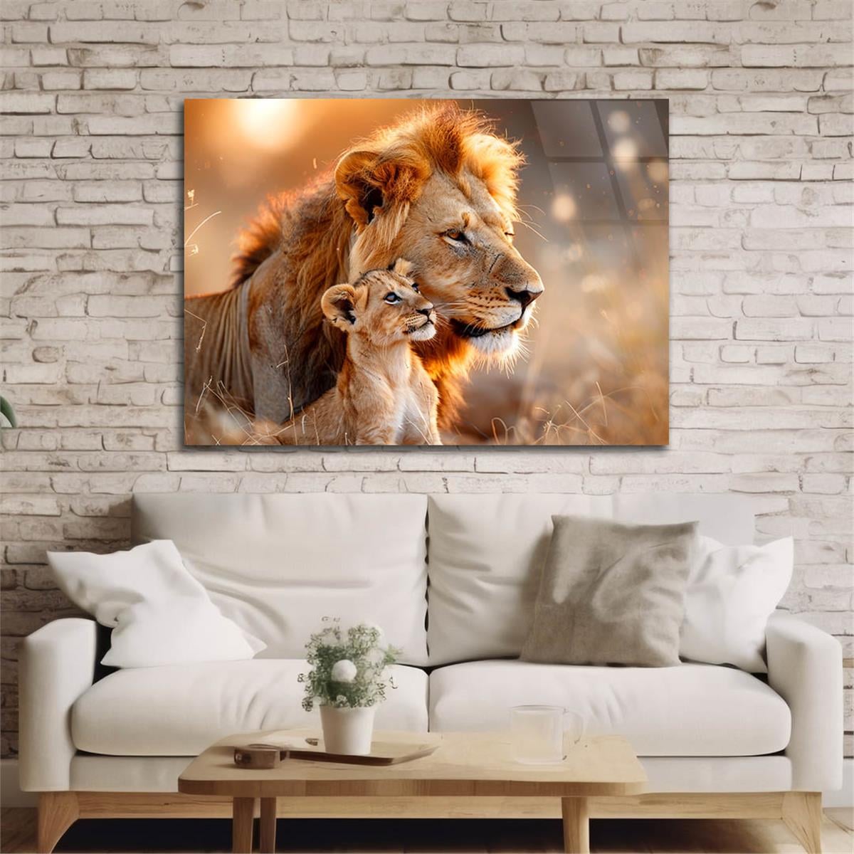 Yatay Doğa Temalı Cam Tablo 464