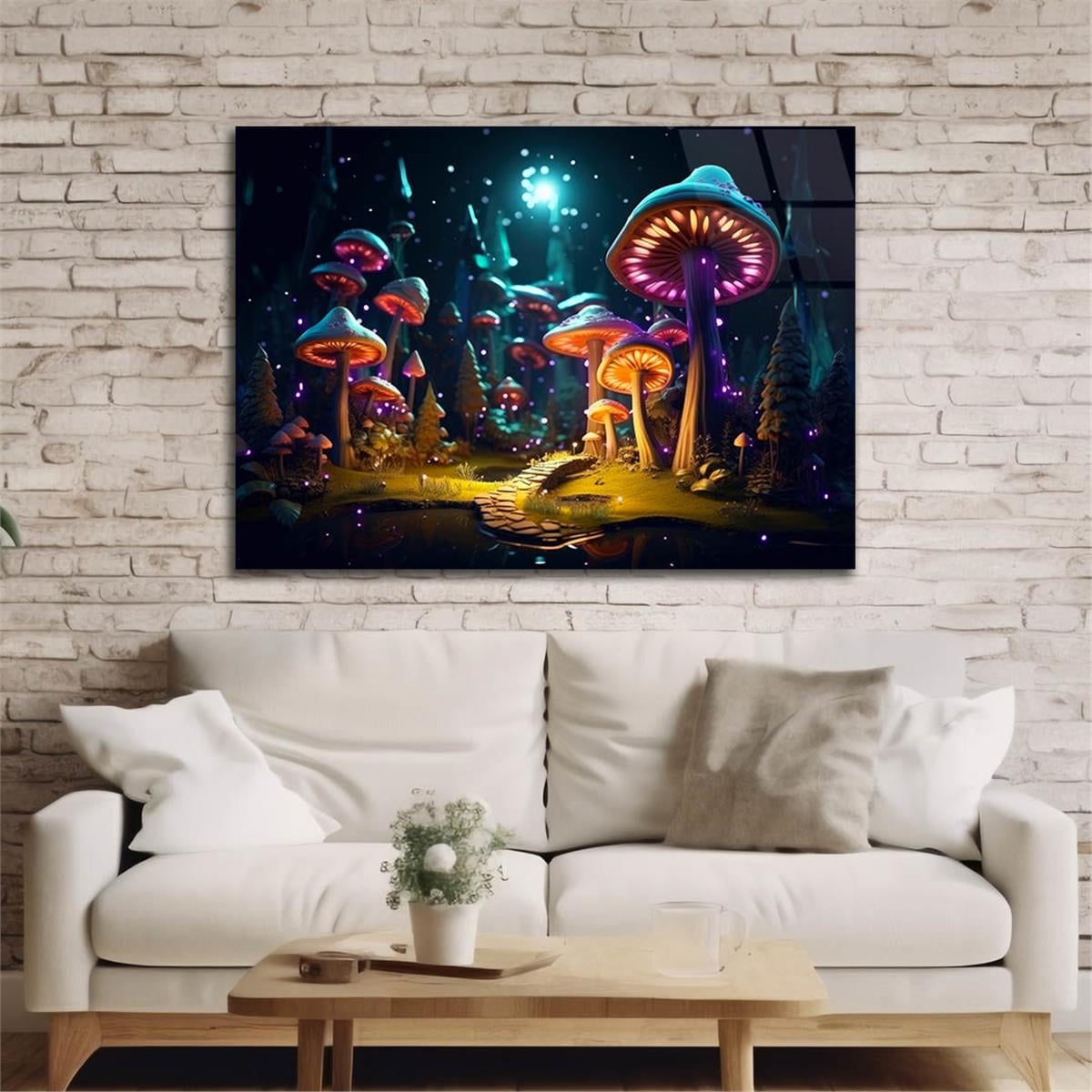 Horizontal Art-Themed Tempered Glass Wall Art 551