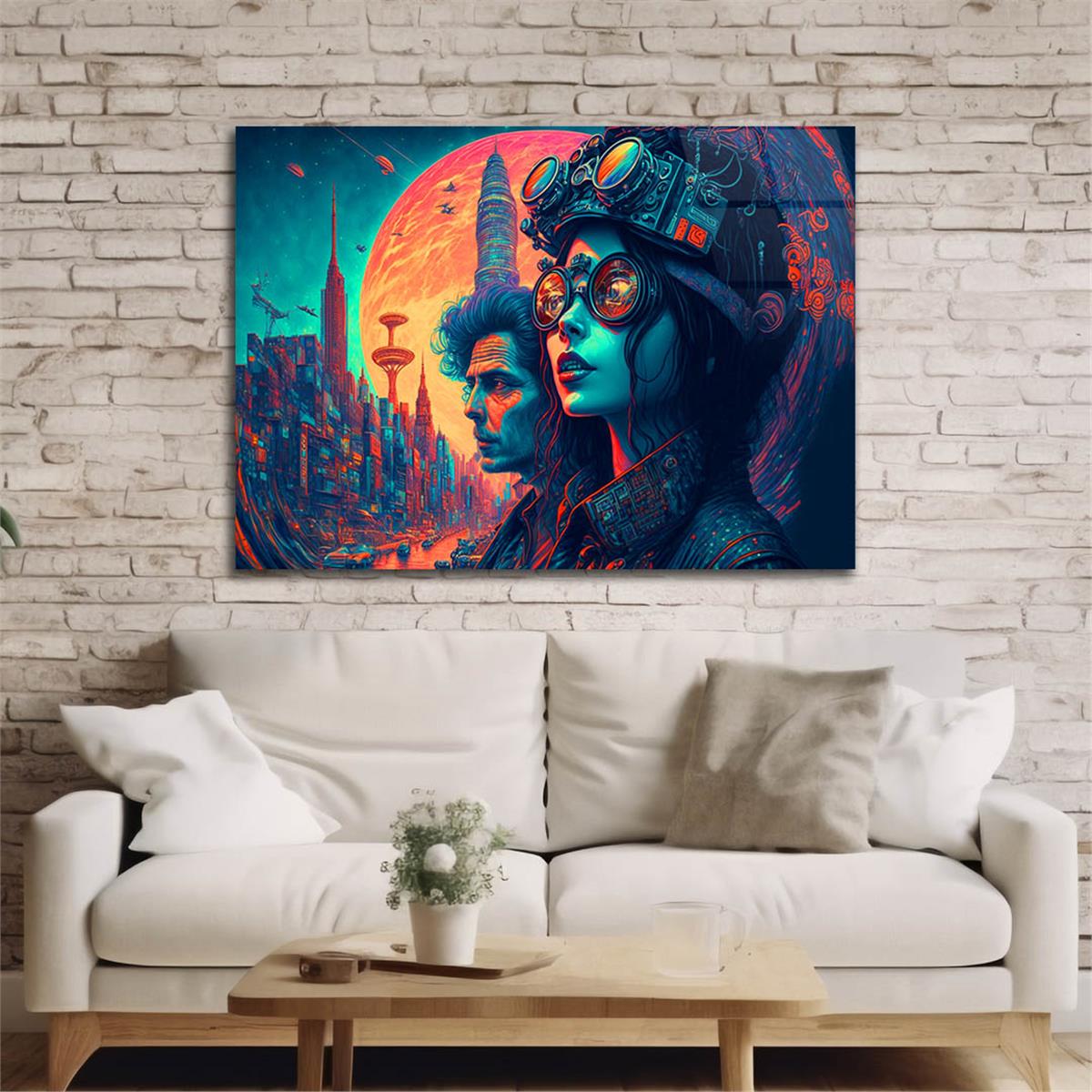 Sanat Temalı Cam Tablo 442