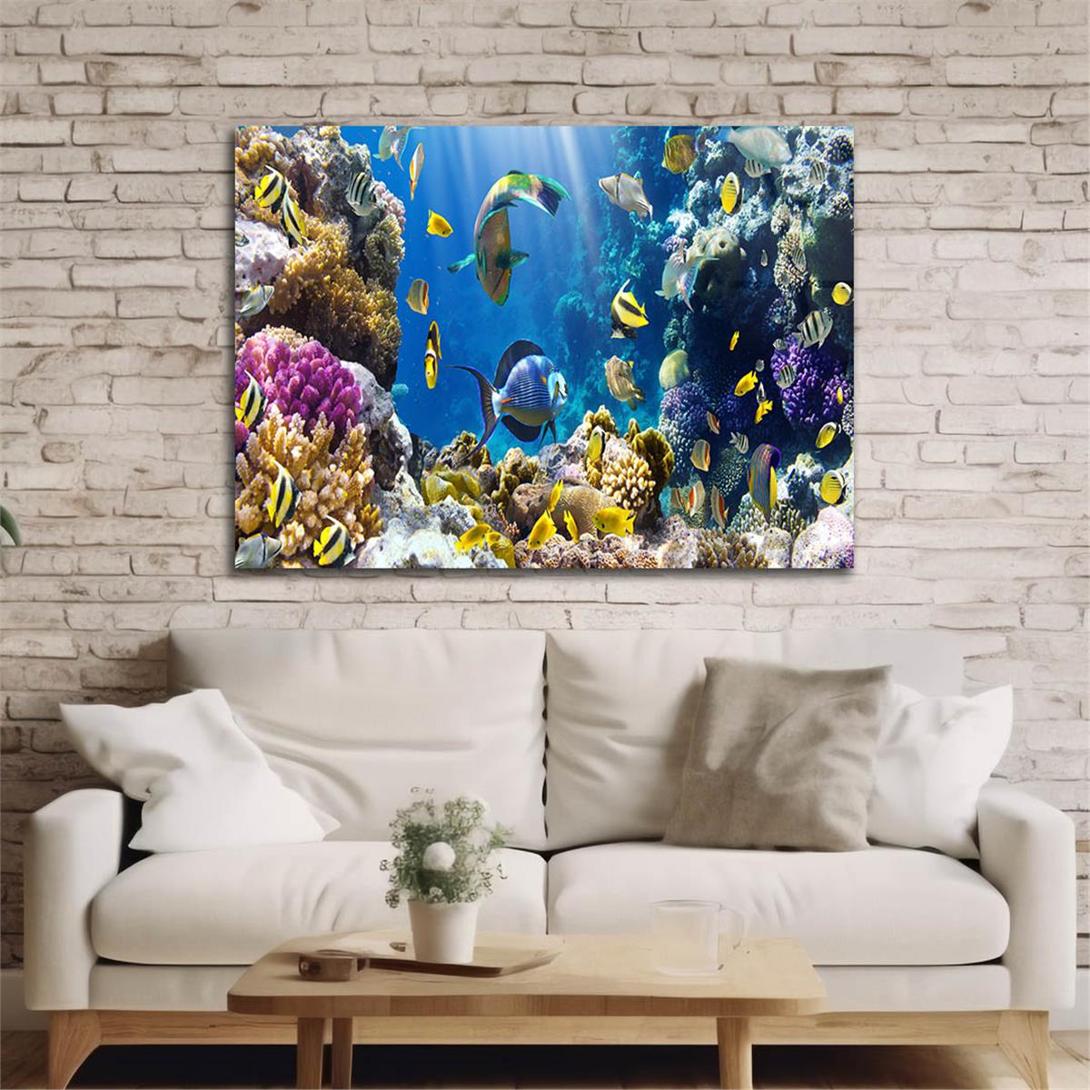 Tempered Glasss Wall Arts Natured-Themed