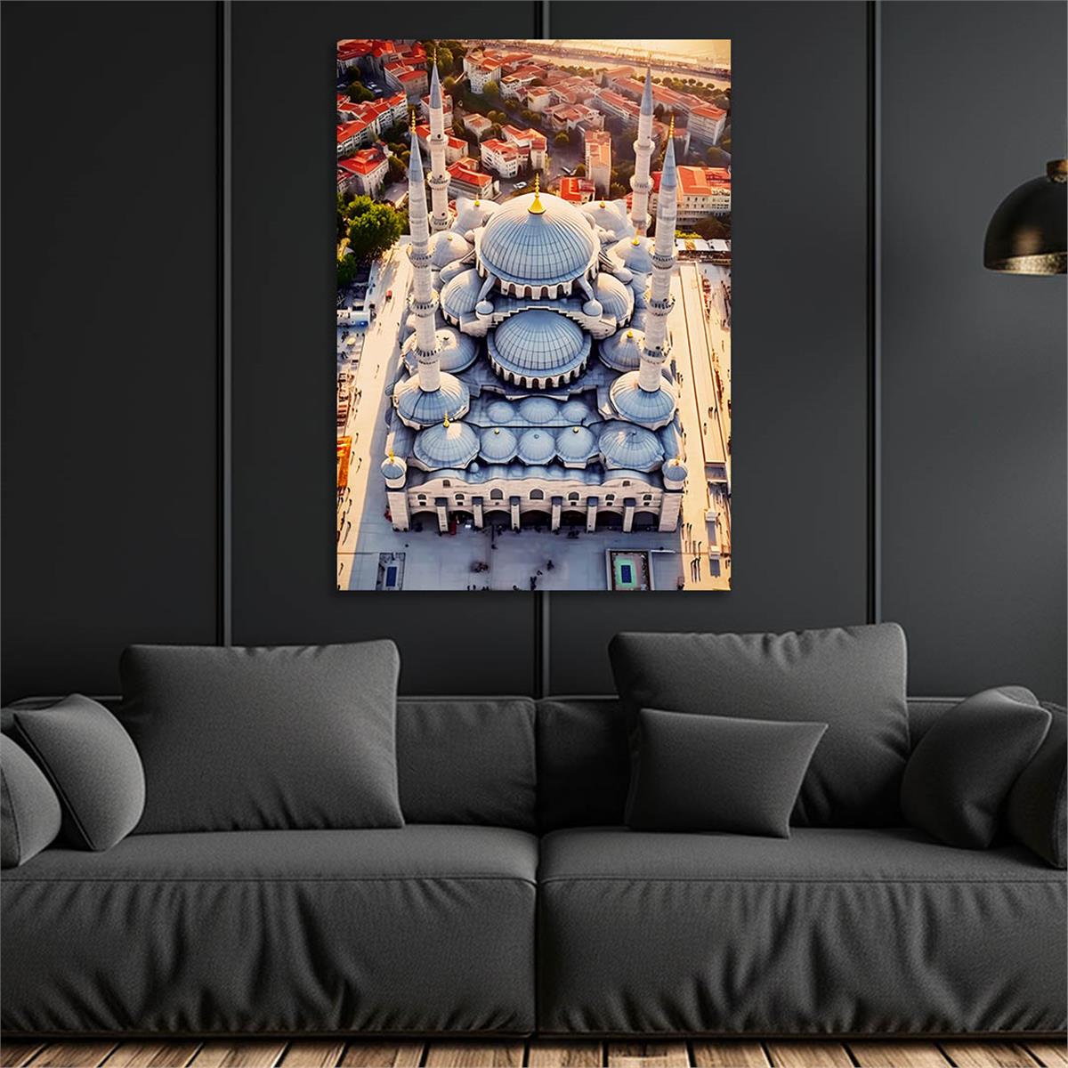 Dikey Dini Temalı Cam Tablo 279