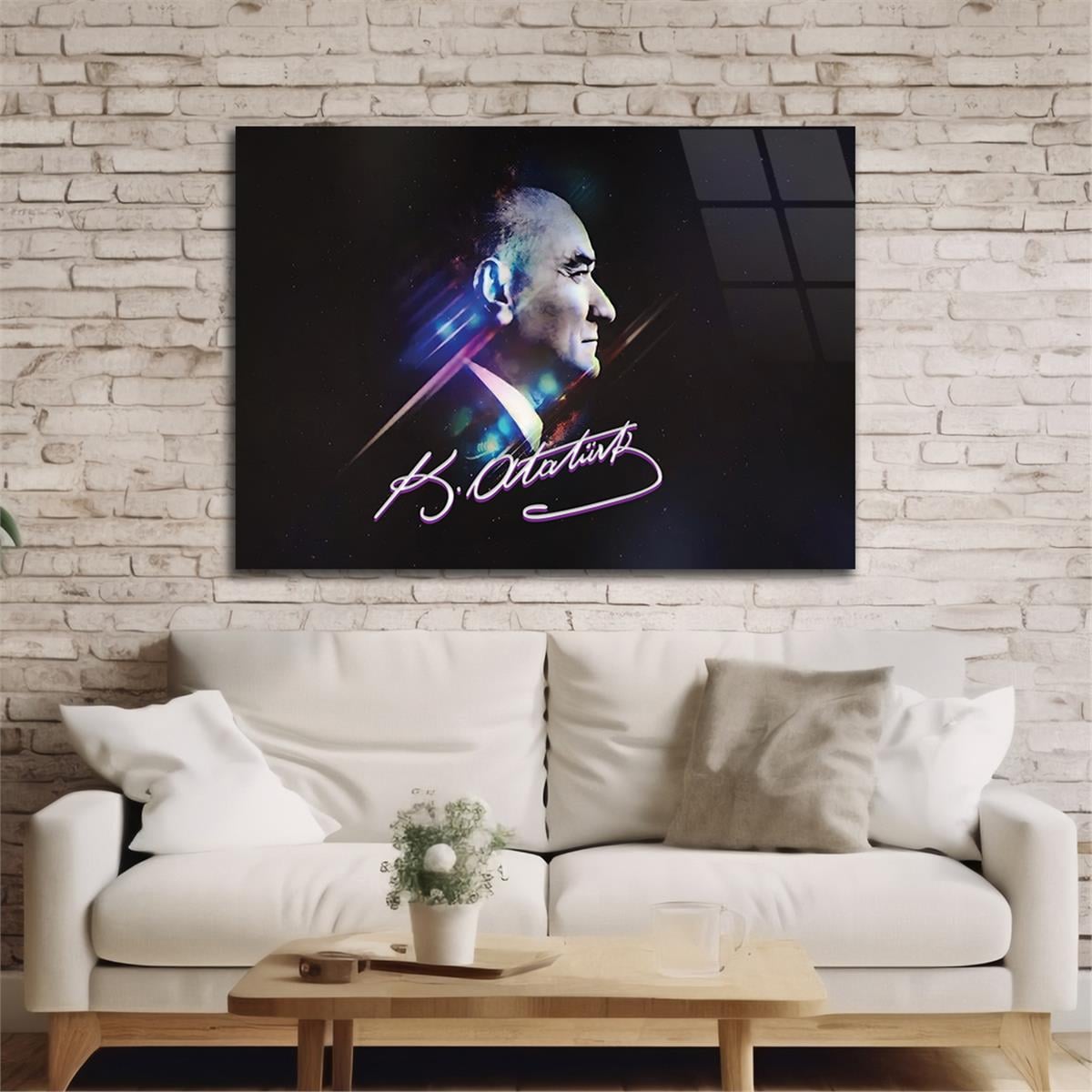 Horizontal National-Themed Tempered Glass Wall Art 79