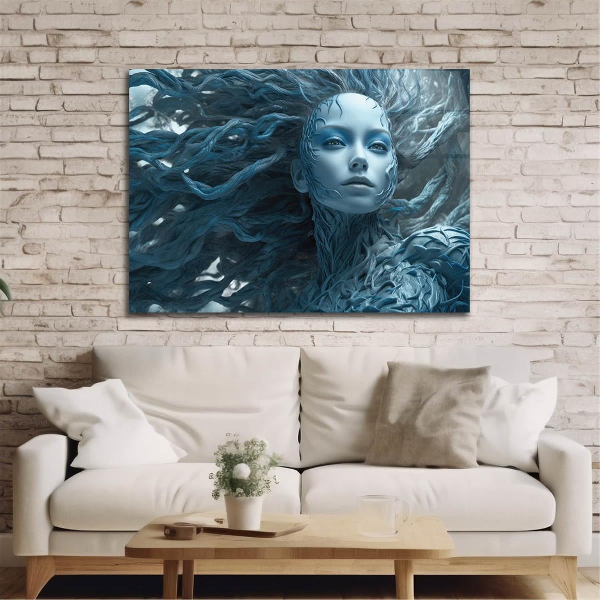 Horizontal Art-Themed Tempered Glass Wall Art 289