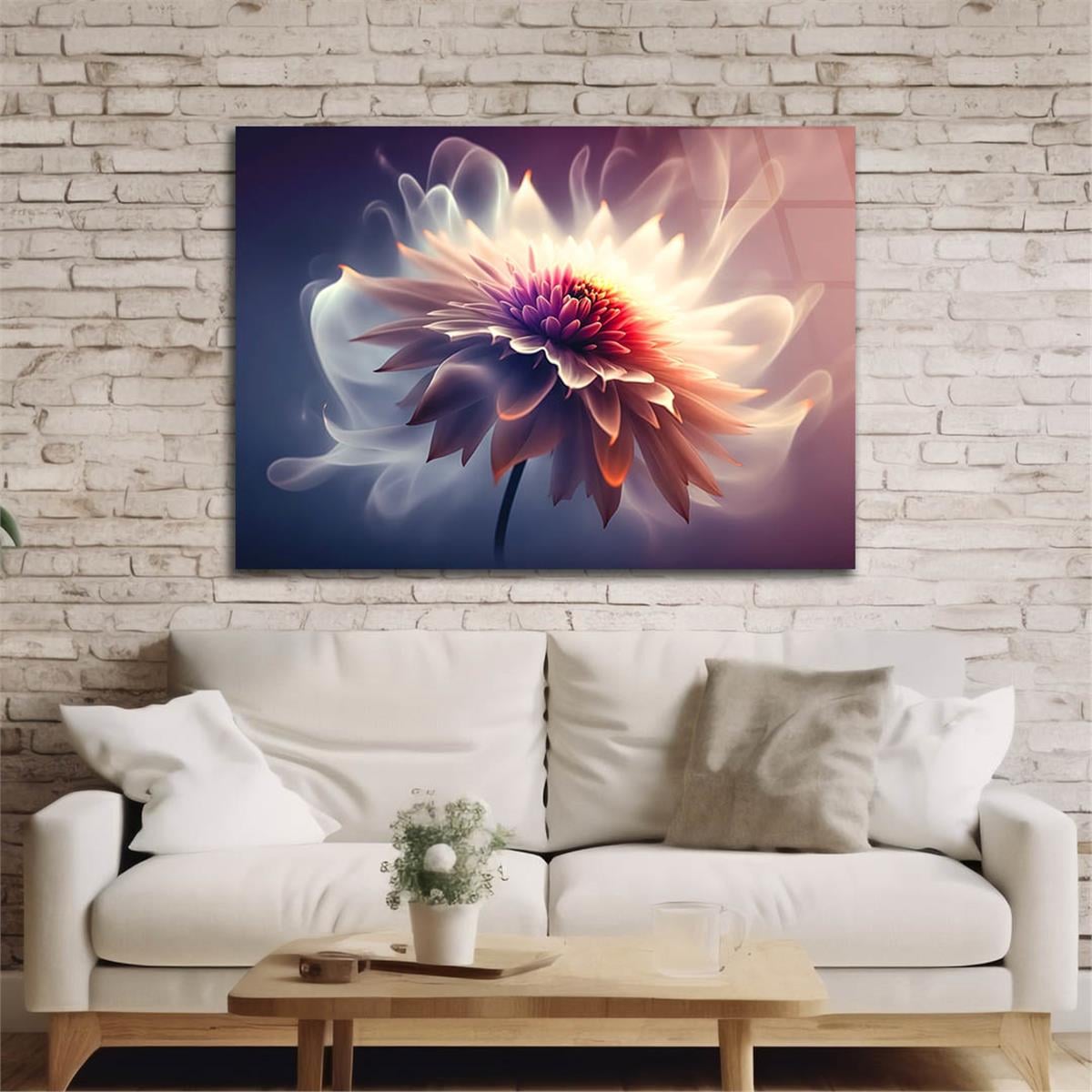 Yatay Doğa Temalı Cam Tablo 431