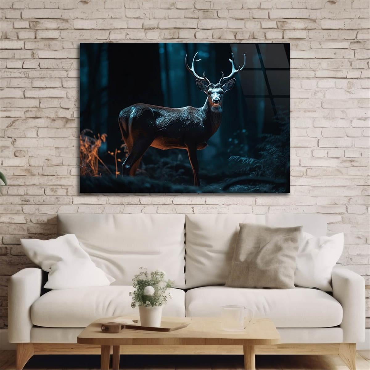 Horizontal Natured-Themed Tempered Glass Wall Art 291