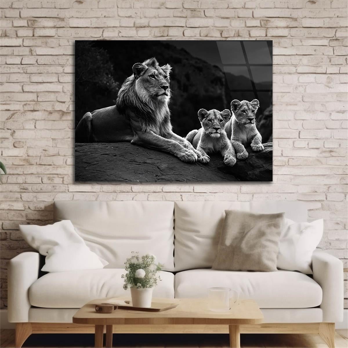 Yatay Doğa Temalı Cam Tablo 440