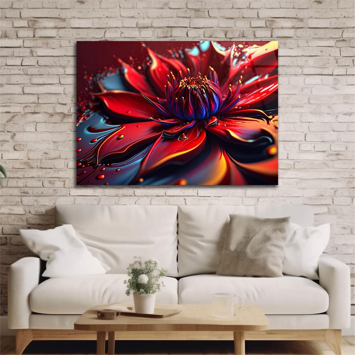 Sanat Temalı Cam Tablo 446