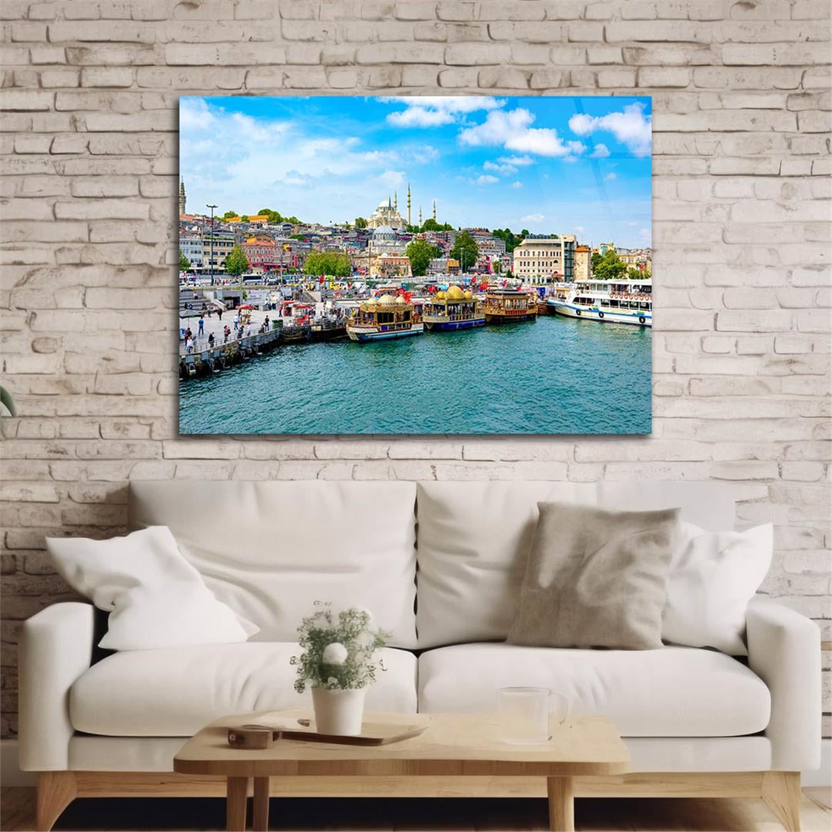 Yatay DoğaTemalı Cam Tablo 387