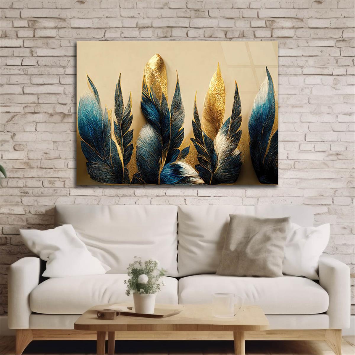 Horizontal Art-Themed Tempered Glass Wall Art 326