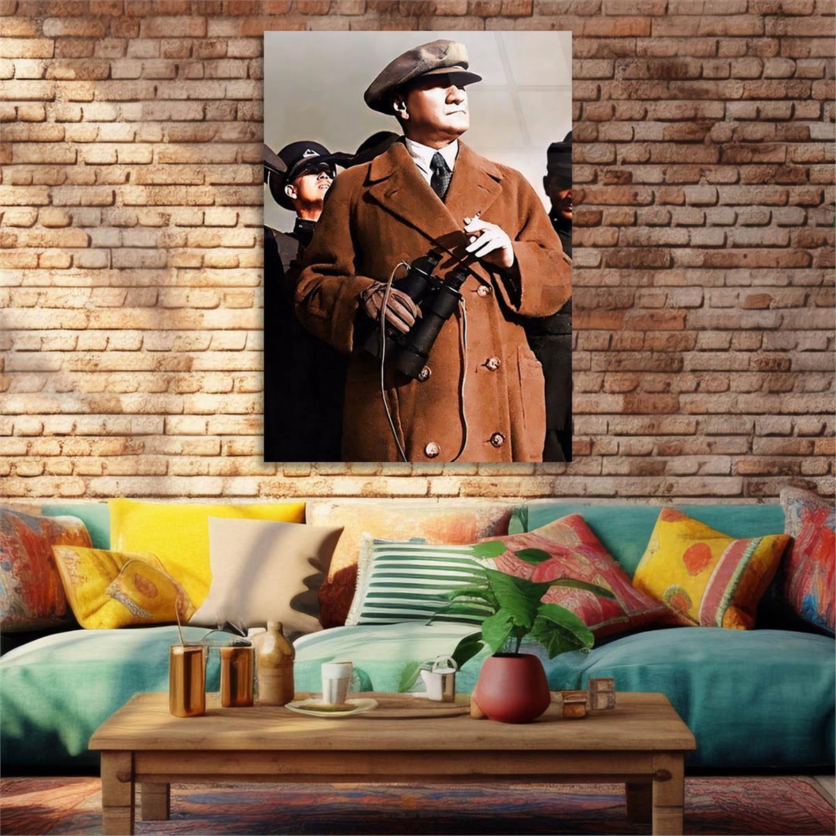 Dikey VatanTemalı Cam Tablo 134