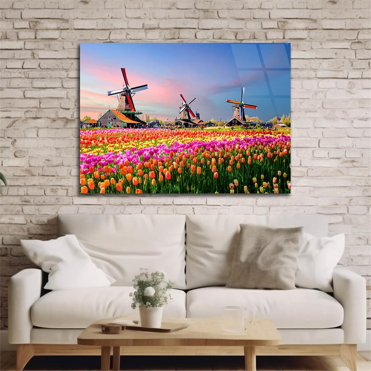 Tempered Glasss Wall Arts Natured-Themed