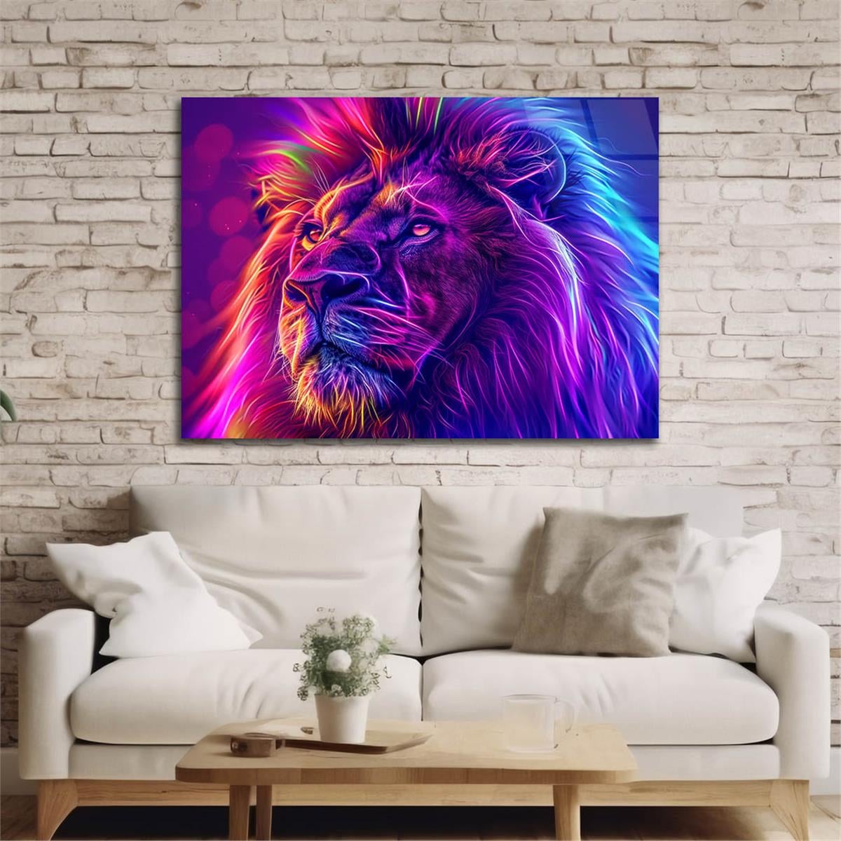 Yatay Doğa Temalı Cam Tablo 504