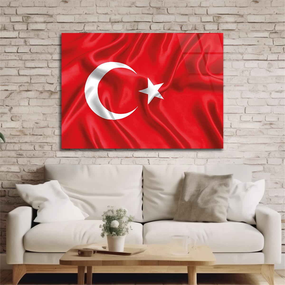 Horizontal National-Themed Tempered Glass Wall Art 82