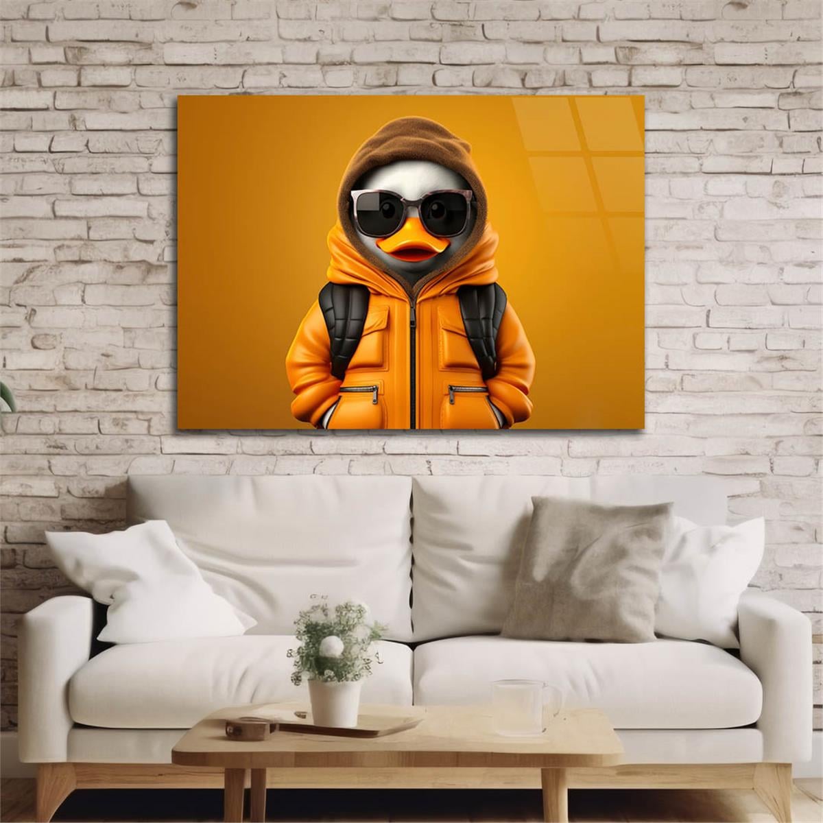 Yatay Doğa Temalı Cam Tablo 576