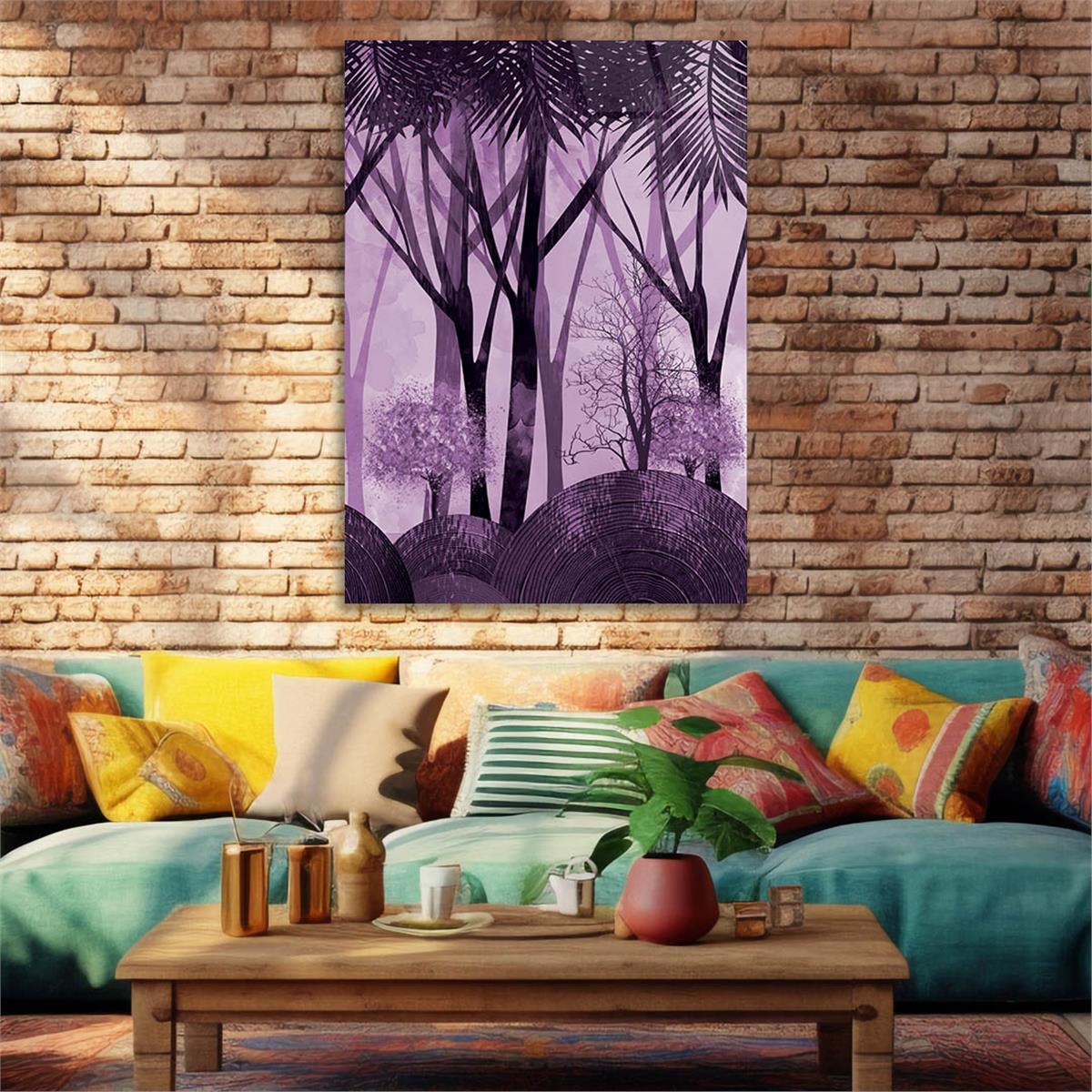 Vertical Tempered Glasss Wall Arts Art-Themed272