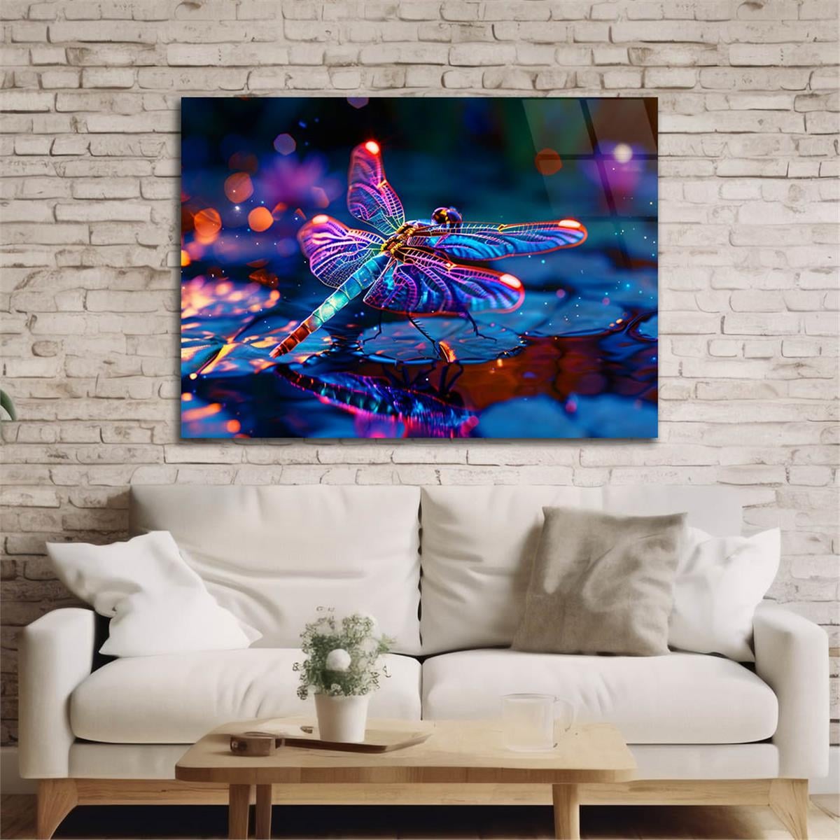 Yatay Doğa Temalı Cam Tablo 547