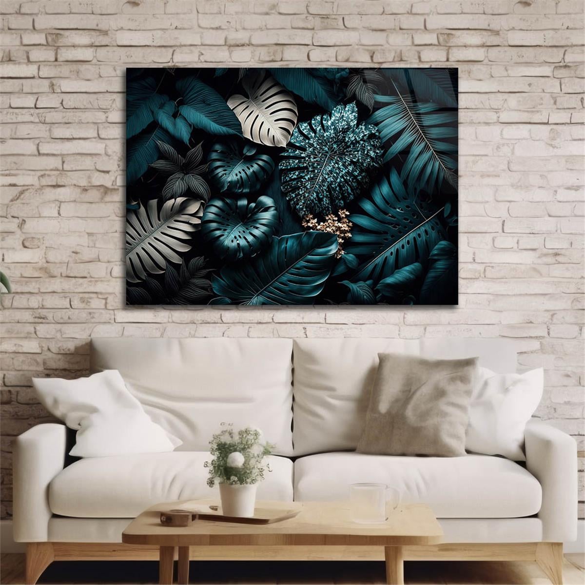 Horizontal Art-Themed Tempered Glass Wall Art 514