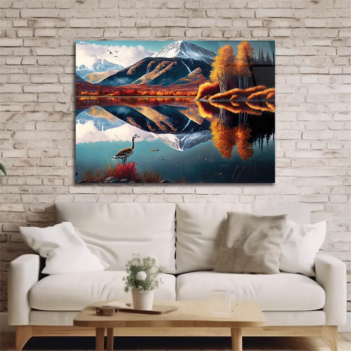 Horizontal Art-Themed Tempered Glass Wall Art 321