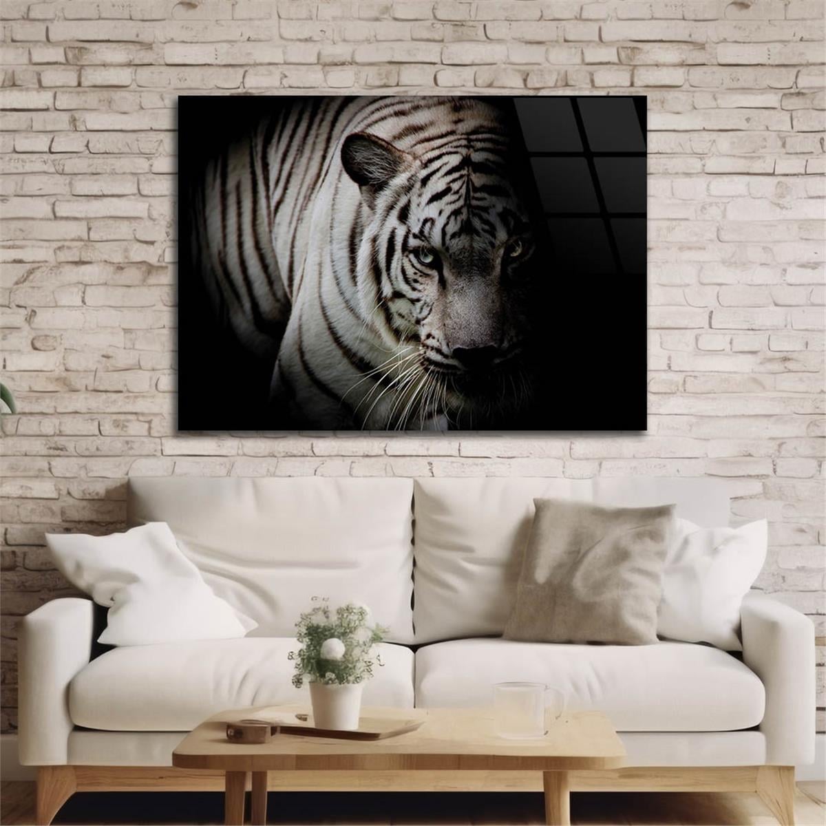 Horizontal Natured-Themed Tempered Glass Wall Art 266