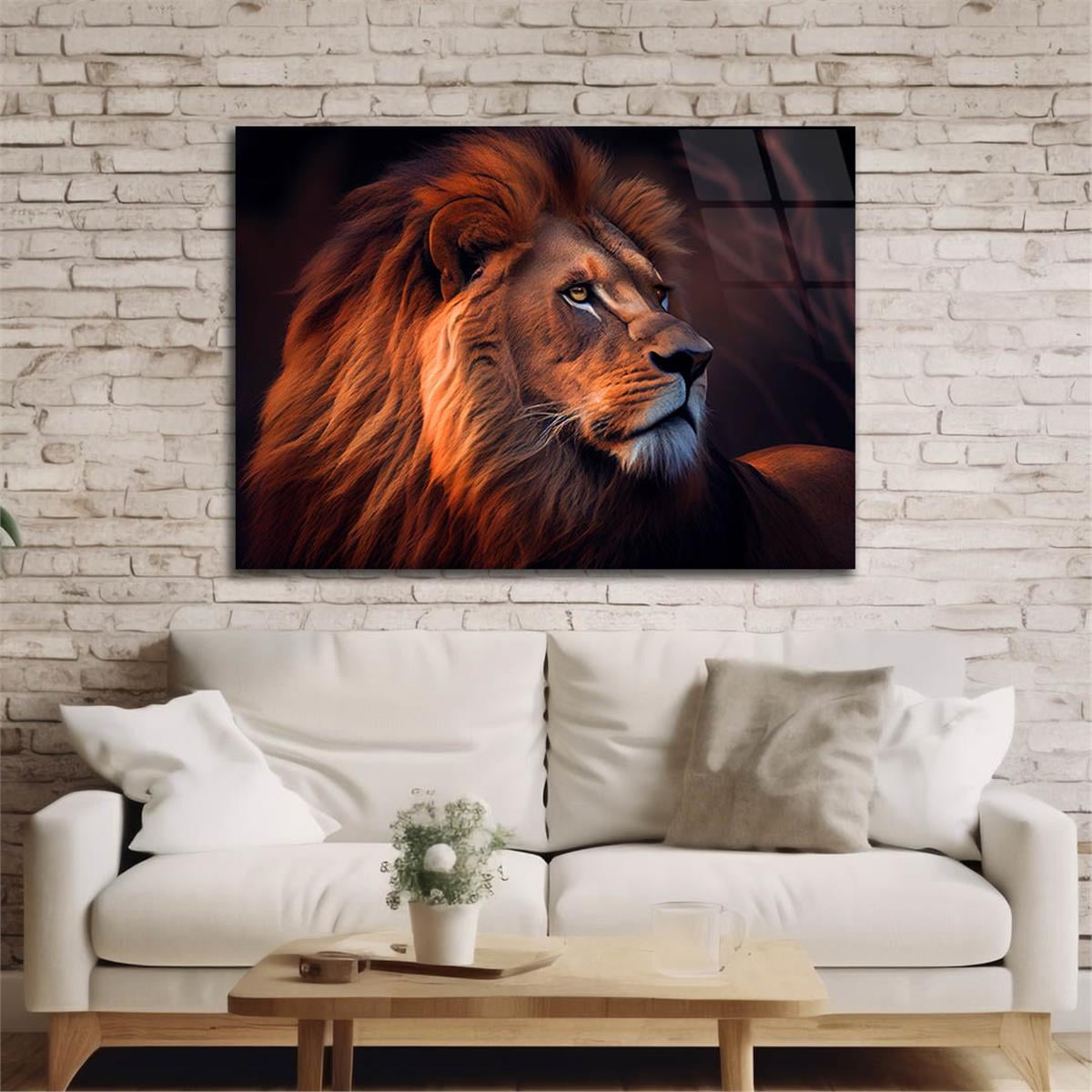 Yatay Doğa Temalı Cam Tablo 469