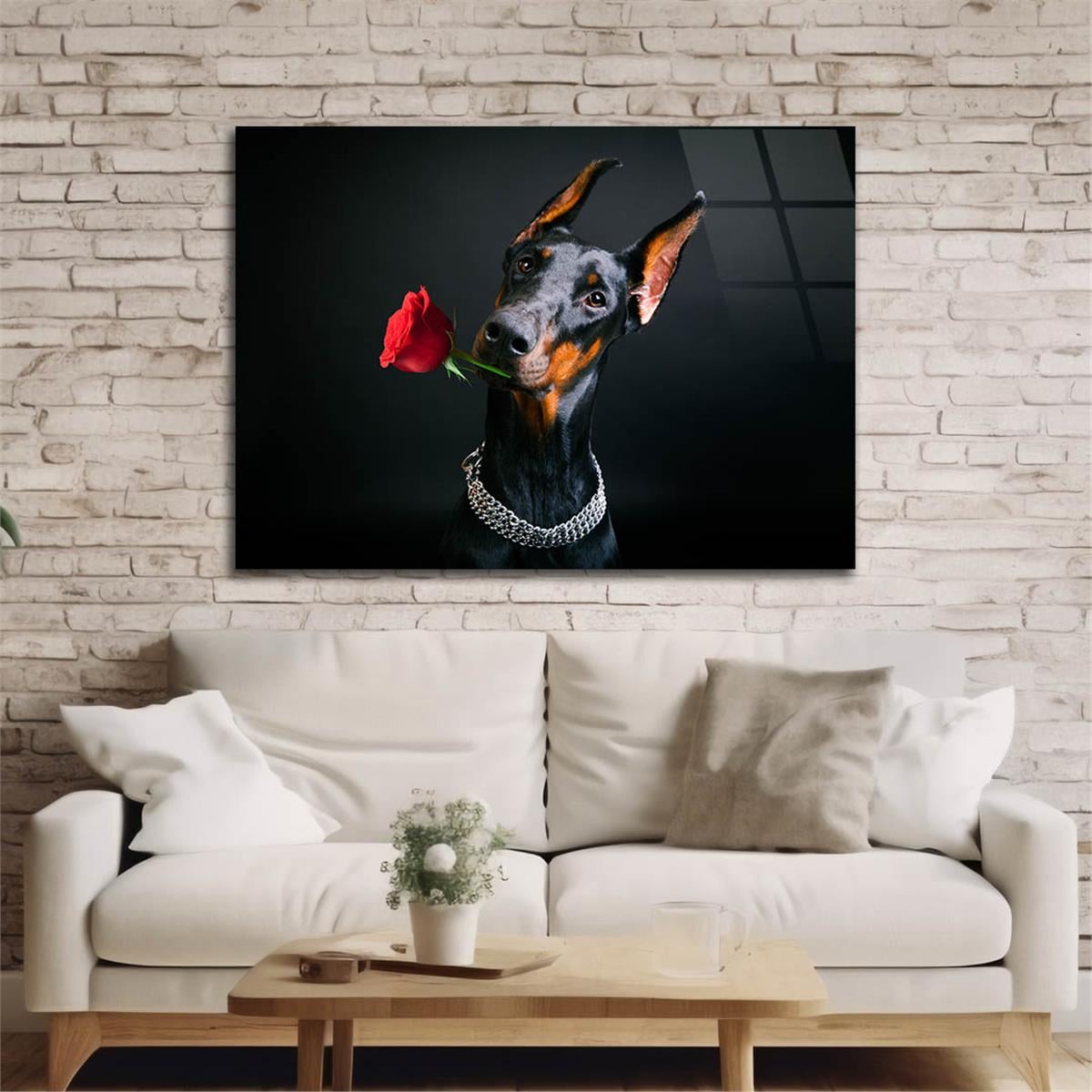 Yatay DoğaTemalı Cam Tablo 385