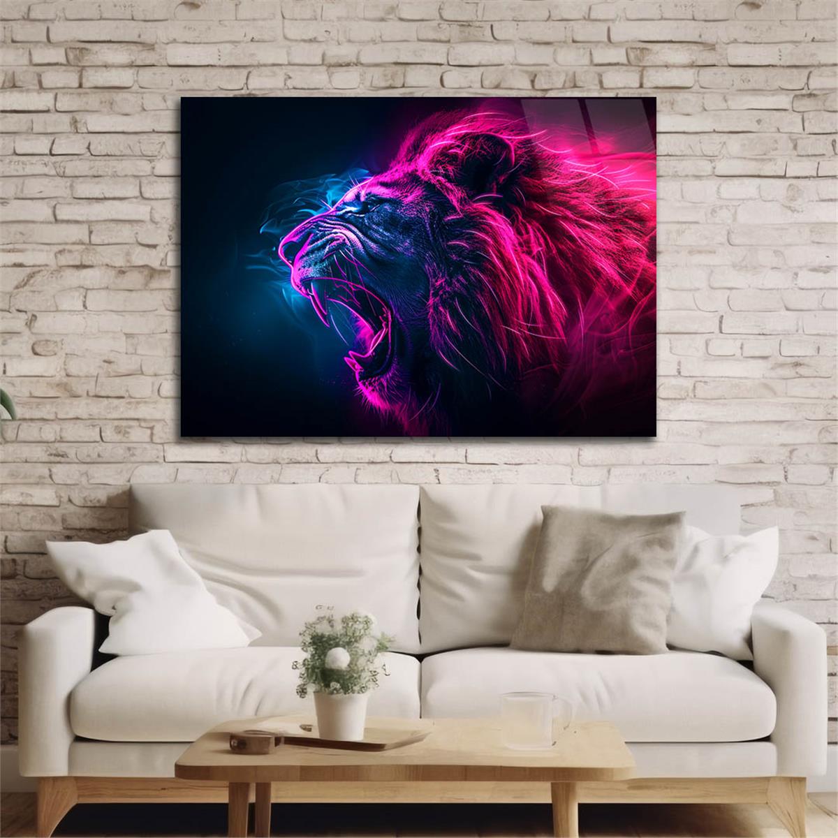 Yatay Doğa Temalı Cam Tablo 472