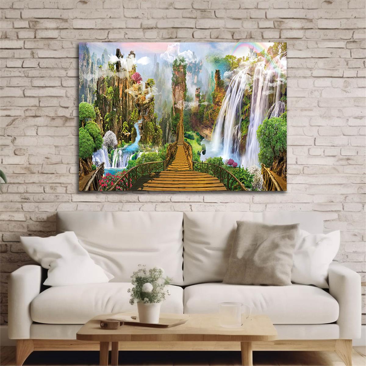 Tempered Glasss Wall Arts Natured-Themed