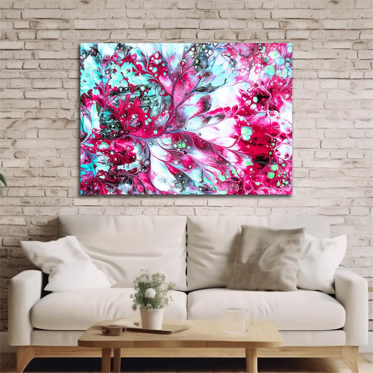 Horizontal Art-Themed Tempered Glass Wall Art 559
