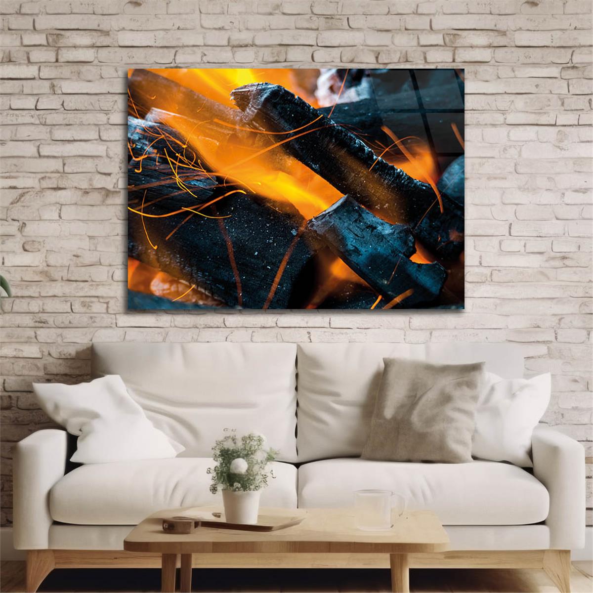 Tempered Glasss Wall Arts Art-Themed