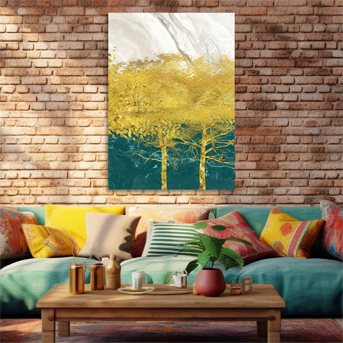 Vertical Tempered Glasss Wall Arts Art-Themed284