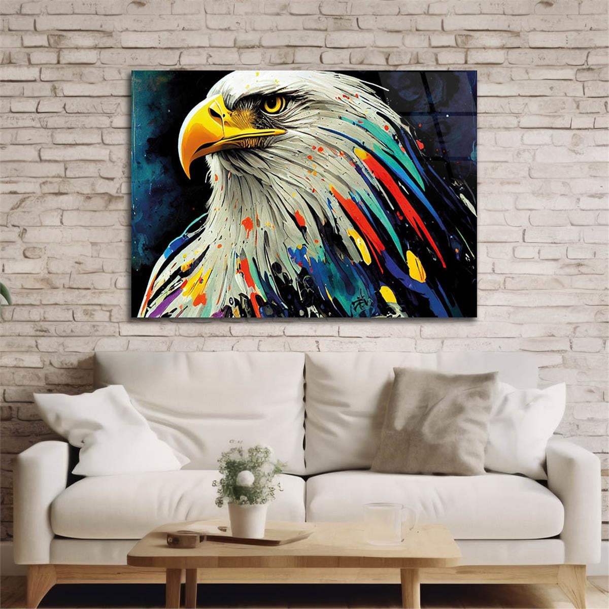 Horizontal Natured-Themed Tempered Glass Wall Art 275